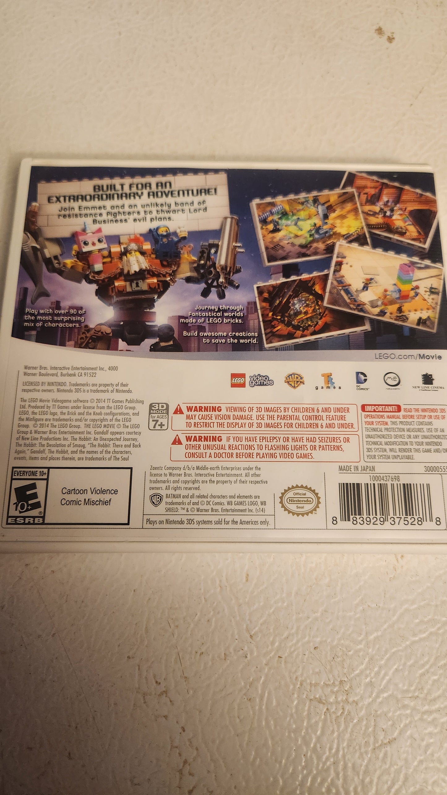 The LEGO Movie Videogame (Nintendo 3DS, 2014)