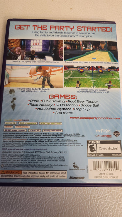 Game Party: In Motion (Microsoft Xbox 360, 2010)
