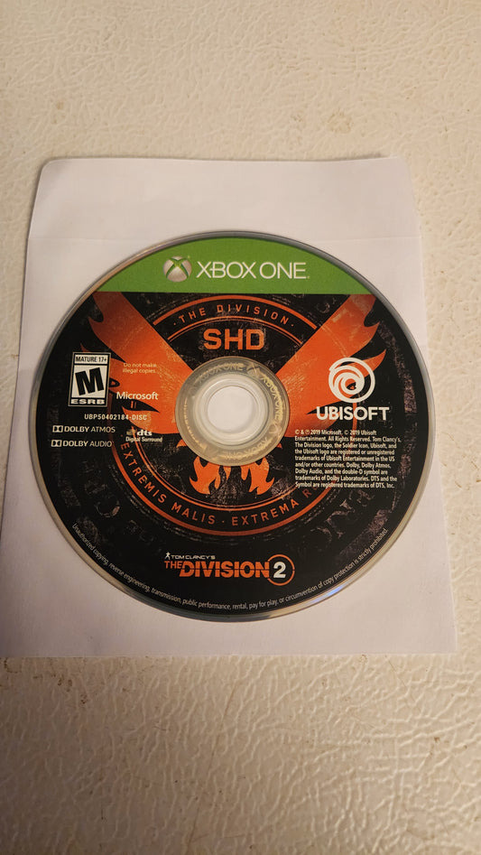 Tom Clancy's The Division 2 - Microsoft Xbox One DISC ONLY