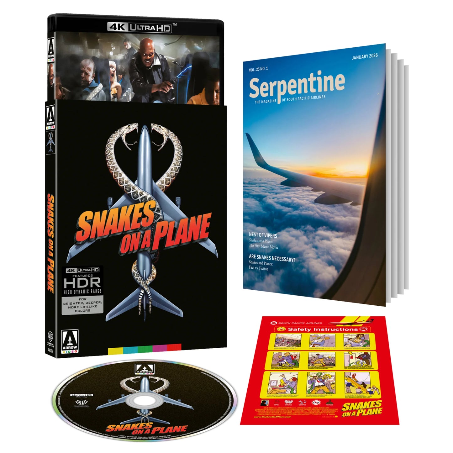 Snakes on a Plane
4K UHD, Arrow Video