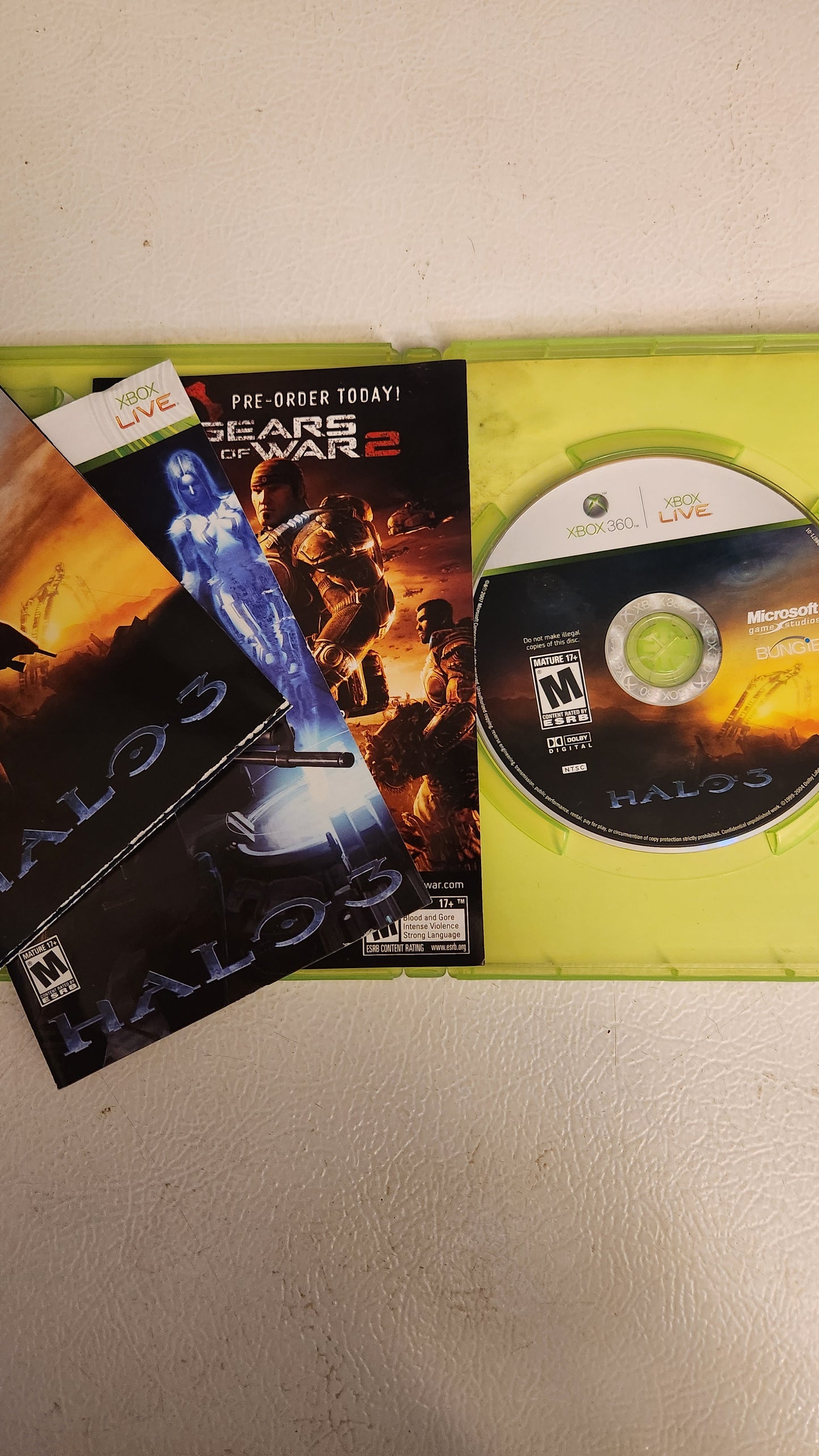 Halo 3 CIB With Poster (Xbox 360, 2007)