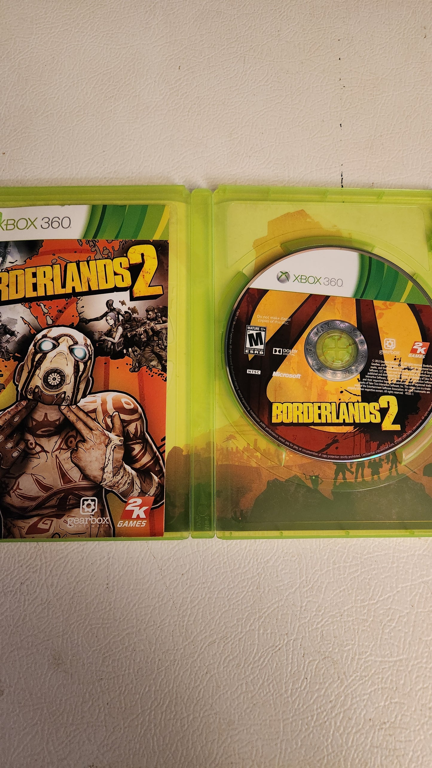 Borderlands 2 (Microsoft Xbox 360, 2012)