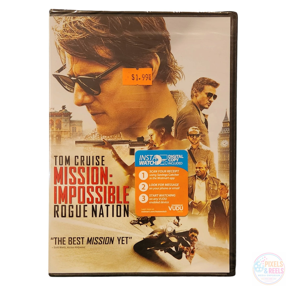 Mission: Impossible: Rogue Nation (DVD, 2015)