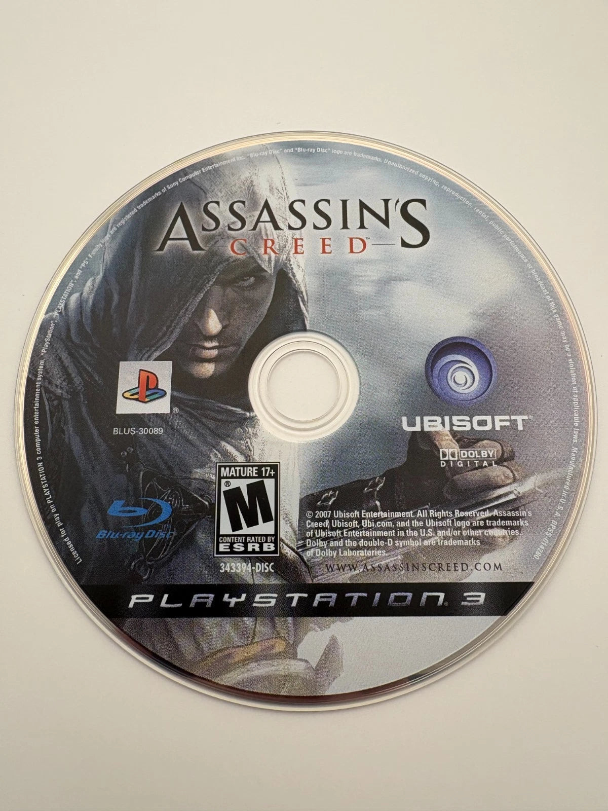 Assassin's Creed PS3 DISC ONLY