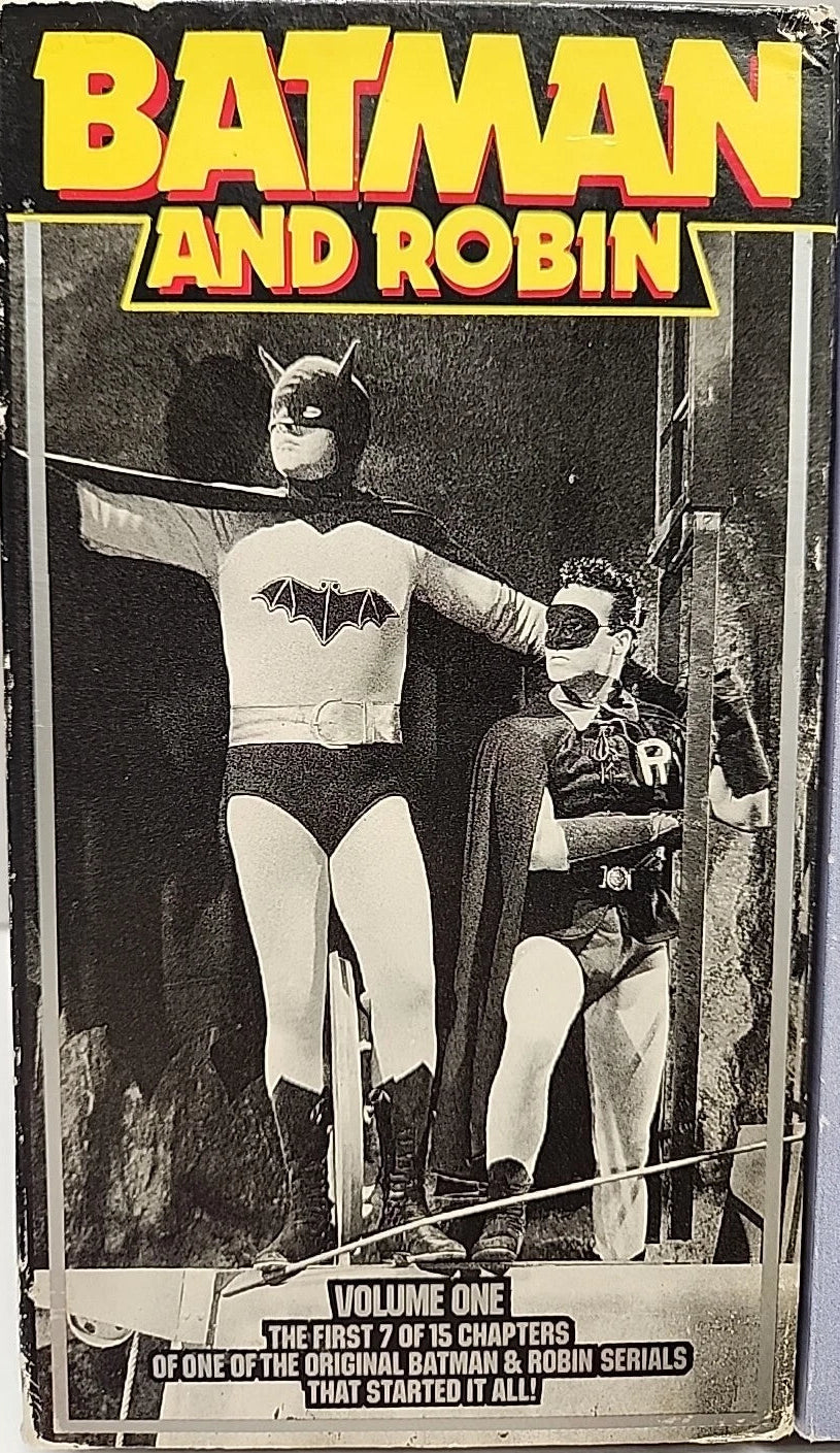 Batman and Robin Serial Volume One VHS