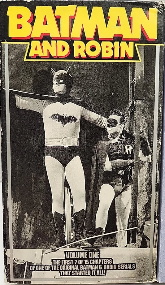 Batman and Robin Serial Volume One VHS