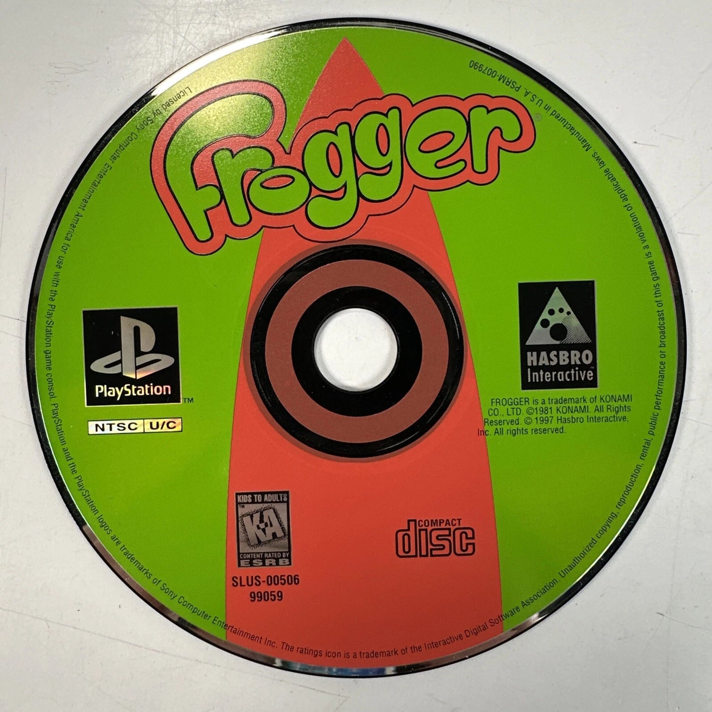 Frogger PS1 DISC ONLY