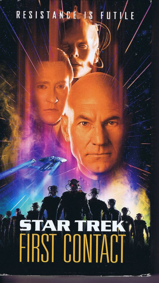 Star Trek First Contact (VHS, 1997, Lenticular Cover)
