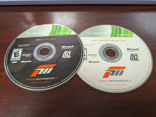 Forza Motorsport 3 Xbox 360 DISCS ONLY