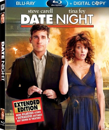 Date Night (Blu-ray Disc, 2010, 2-Disc Set) W LENTICULAR SLIPCOVER