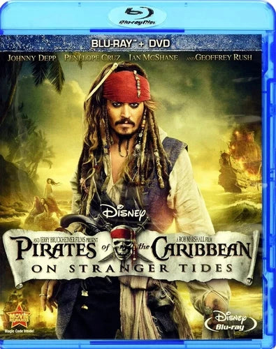 Pirates Of The Caribbean: On Stranger Tides 2011 [Blu-ray+DVD]