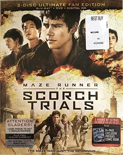 Maze Runner: The Scorch Trials (Blu-ray/DVD Combo, 2015) - Ultimate Fan Edition