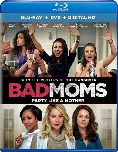 Bad Moms (Blu-ray DVD, 2016)