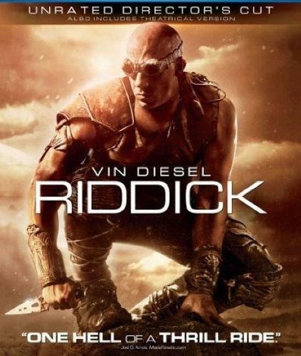 Riddick - Unrated Director's Cut (Blu-ray/DVD, 2014)