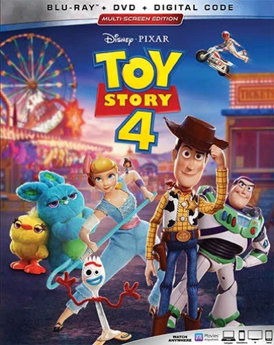Toy Story 4 Blu-Ray/DVD w/ slipcover Multi-Screen Edition