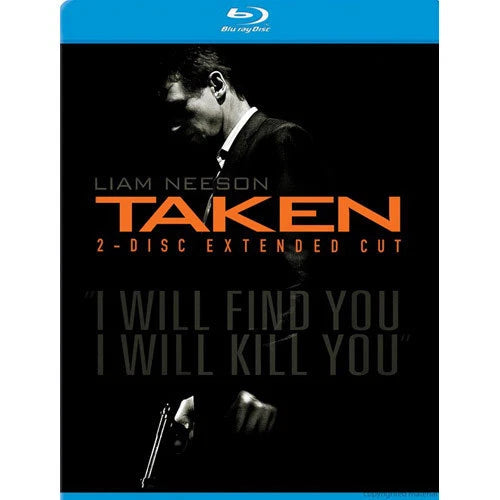 Taken (Blu-ray, 2009, 2-Disc Set, Extended Cut) NEW