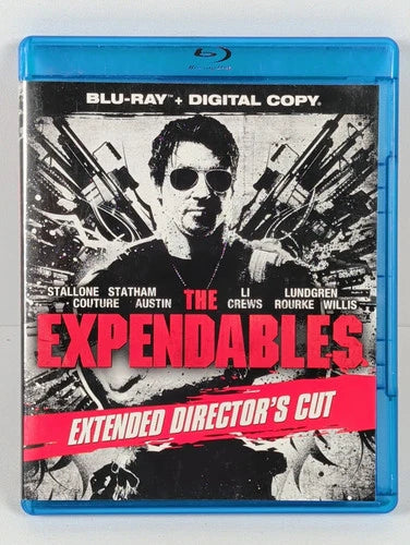 The Expendables (Extended Director's Cut) (Blu-ray, 2010) NEW