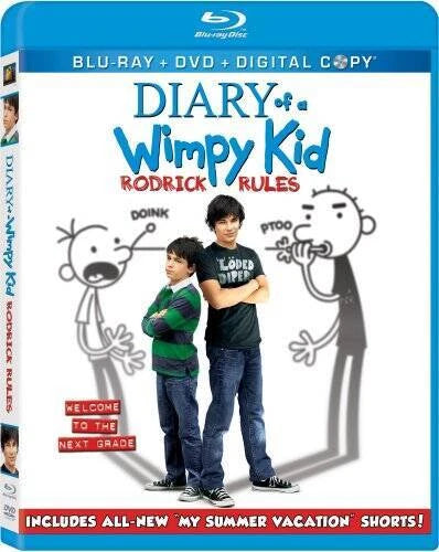 Diary of a Wimpy Kid: Rodrick Rules (Blu-ray+DVD, 2011)