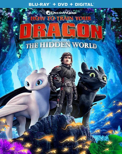 How to Train Your Dragon: The Hidden World (Blu-ray+DVD, 2019)