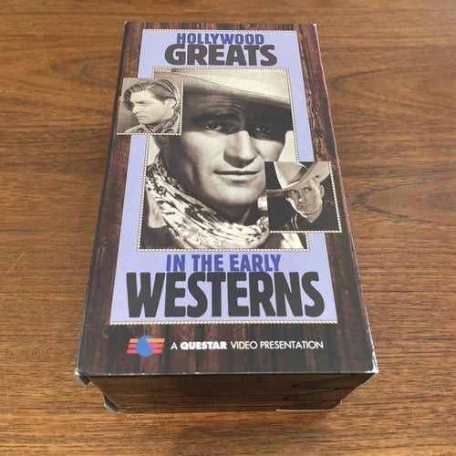 Hollywood Greats in the Early Westerns (3-VHS, 1998, Questar)