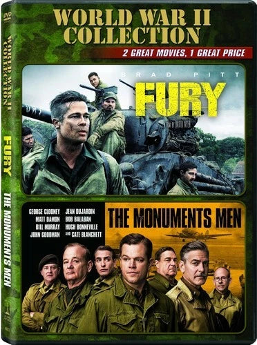 WWII Collection: Fury & The Monuments Men (DVD)