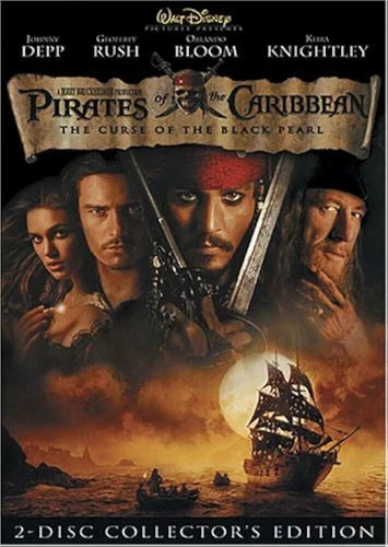Pirates of the Caribbean: The Curse of the Black Pearl (DVD, 2003)