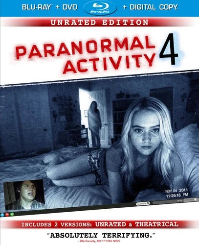 Paranormal Activity 4 (Blu-ray+DVD, 2012)