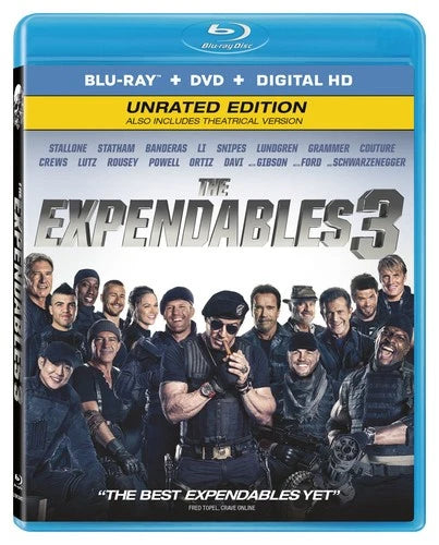 The Expendables 3 (Blu-ray+DVD, 2014)