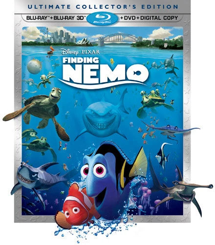 Finding Nemo (Blu-ray 3D+Blu-ray+DVD, 2003)
