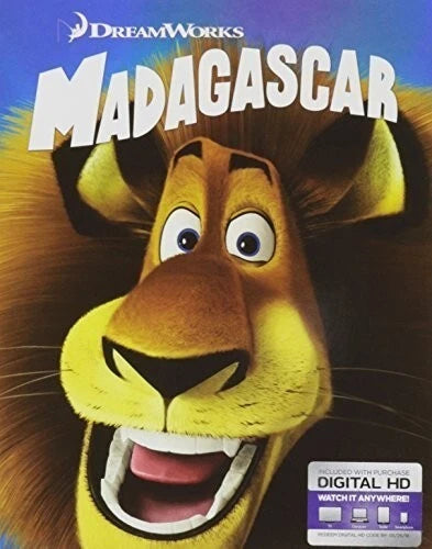 Madagascar (Blu-ray+DVD, 2005)