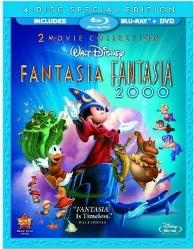 Fantasia 2-Movie Blu-ray+DVD 4-disc