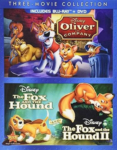 Oliver & Company / The Fox & Hound I & II (Blu-Ray+DVD 2014)