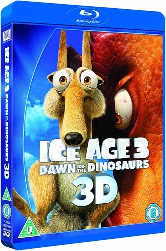 Ice Age: Dawn of the Dinosaurs (3D Blu-ray, Blu-ray , DVD, 2009)