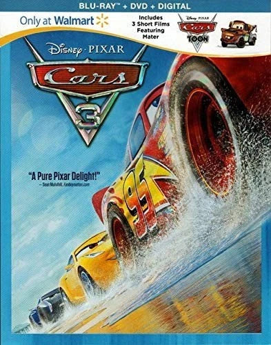 Cars 3 (Walmart Exclusive Edition) Blu-Ray+DVD