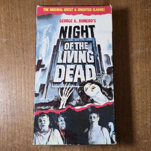 Night of the Living Dead 1968 VHS