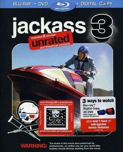 Jackass 3 (Blu-ray+DVD, 2010)