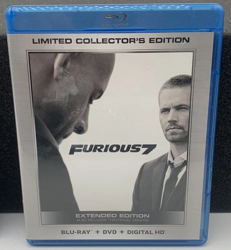 Furious 7 Collector's (Blu-ray+DVD, 2015)