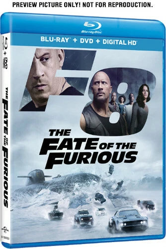 The Fate of the Furious (Blu-ray+DVD, 2017)