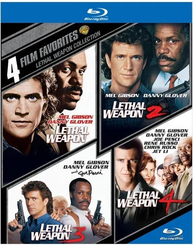 Lethal Weapon Collection: 4 Film Favorites (Blu-ray, 1987)