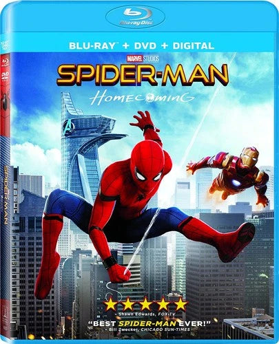 Spider-Man: Homecoming (Blu-ray+DVD, 2017)