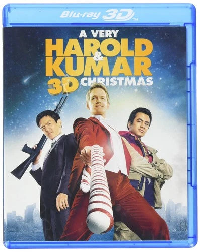 A Very Harold & Kumar 3D Christmas (Blu-ray 3D+Blu-ray, 2011)