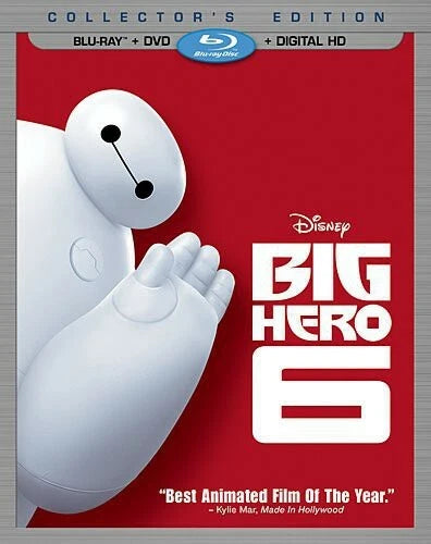Big Hero 6 (Blu-ray+DVD, 2015)