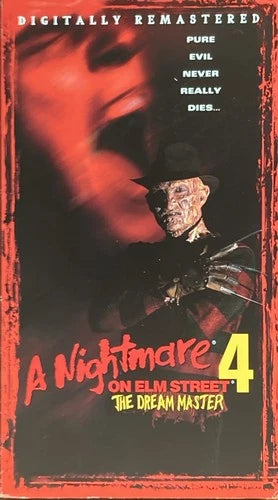 A Nightmare on Elm Street 4 The Dream Master VHS (1988)