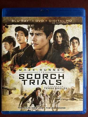 Maze Runner: the Scorch Trials (Blu-ray+DVD, 2015)