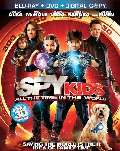 Spy Kids: All the Time in the World (3D Blu-ray+DVD, 2011)