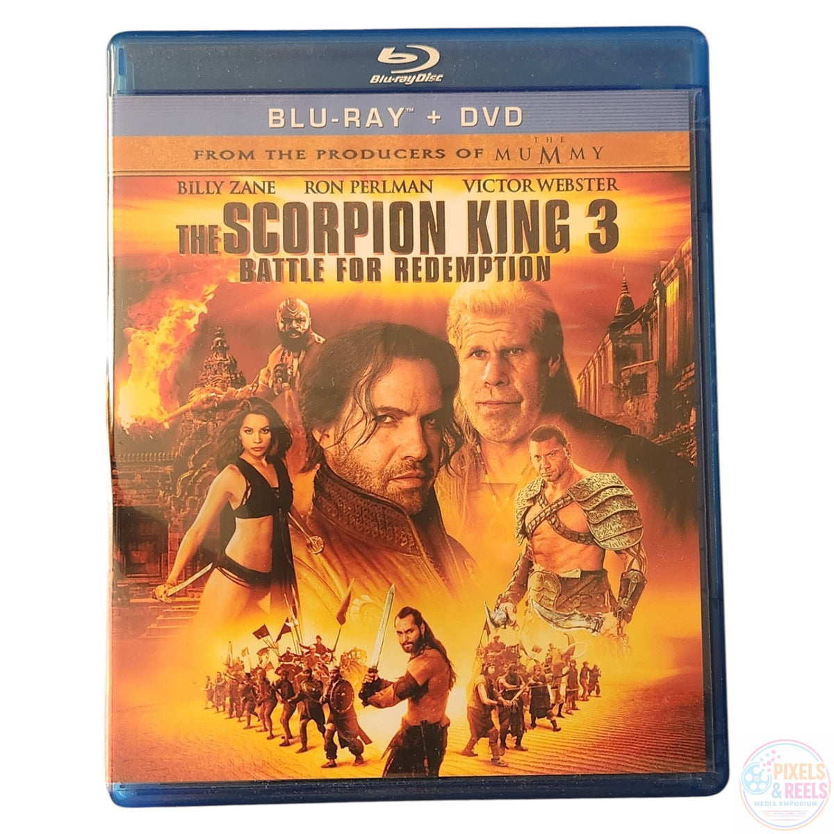 The Scorpion King 3: Battle for Redemption (Blu-ray+DVD, 2012)
