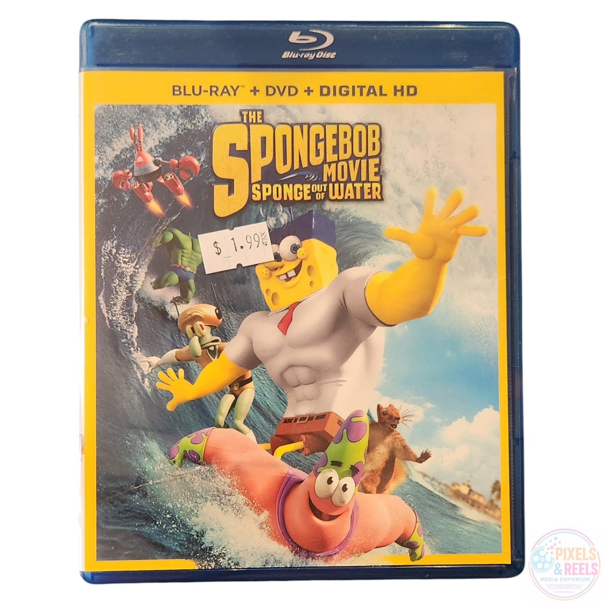 The SpongeBob Movie: Sponge Out of Water (Blu-ray+DVD, 2015)