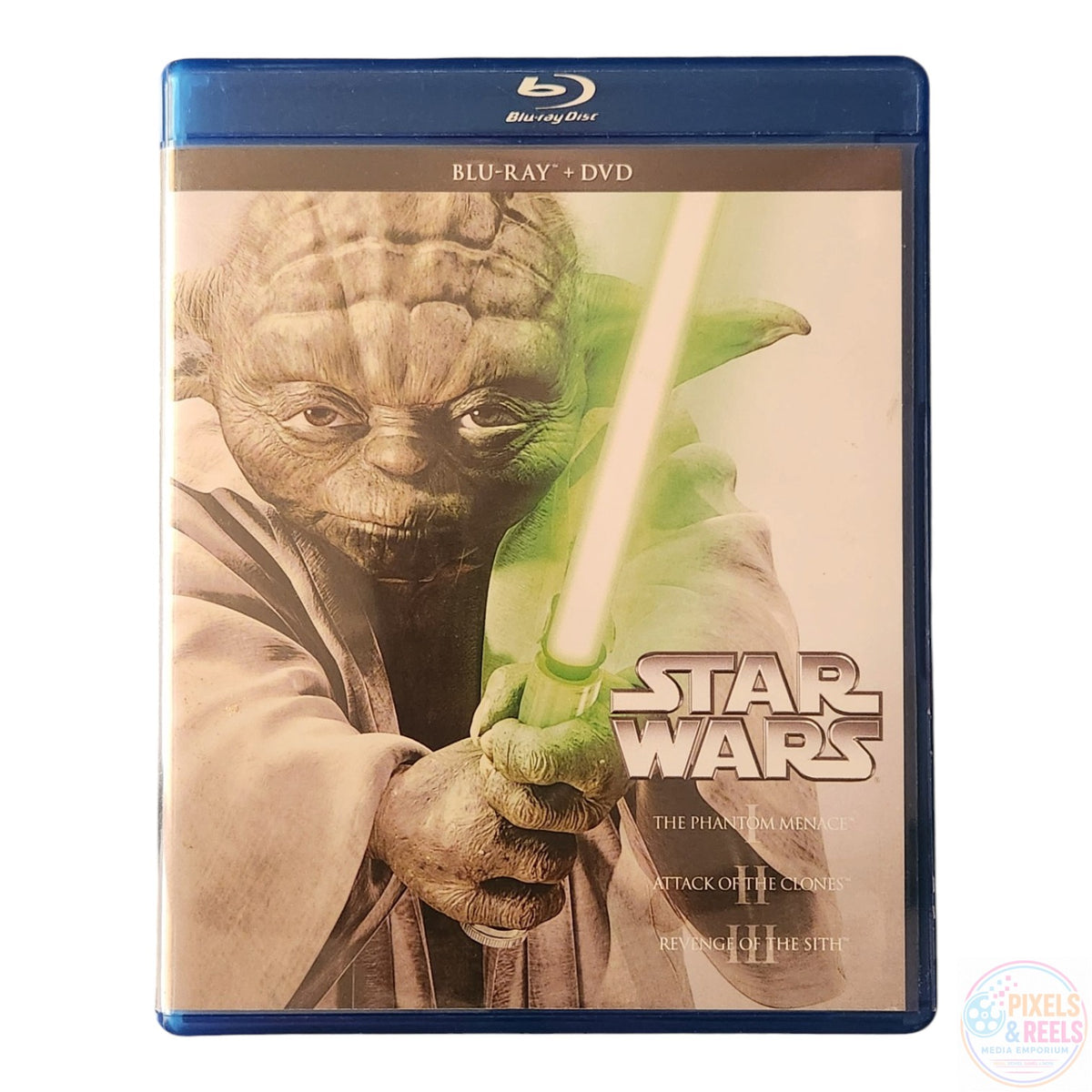 Star Wars Trilogy: Episodes I-III (Blu-ray+DVD, 1999)