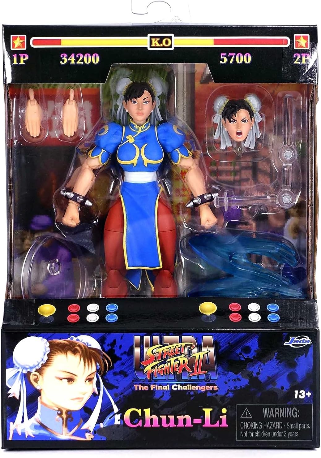 Street Fighter II Ultra Chun-Li 6 In Action Figure