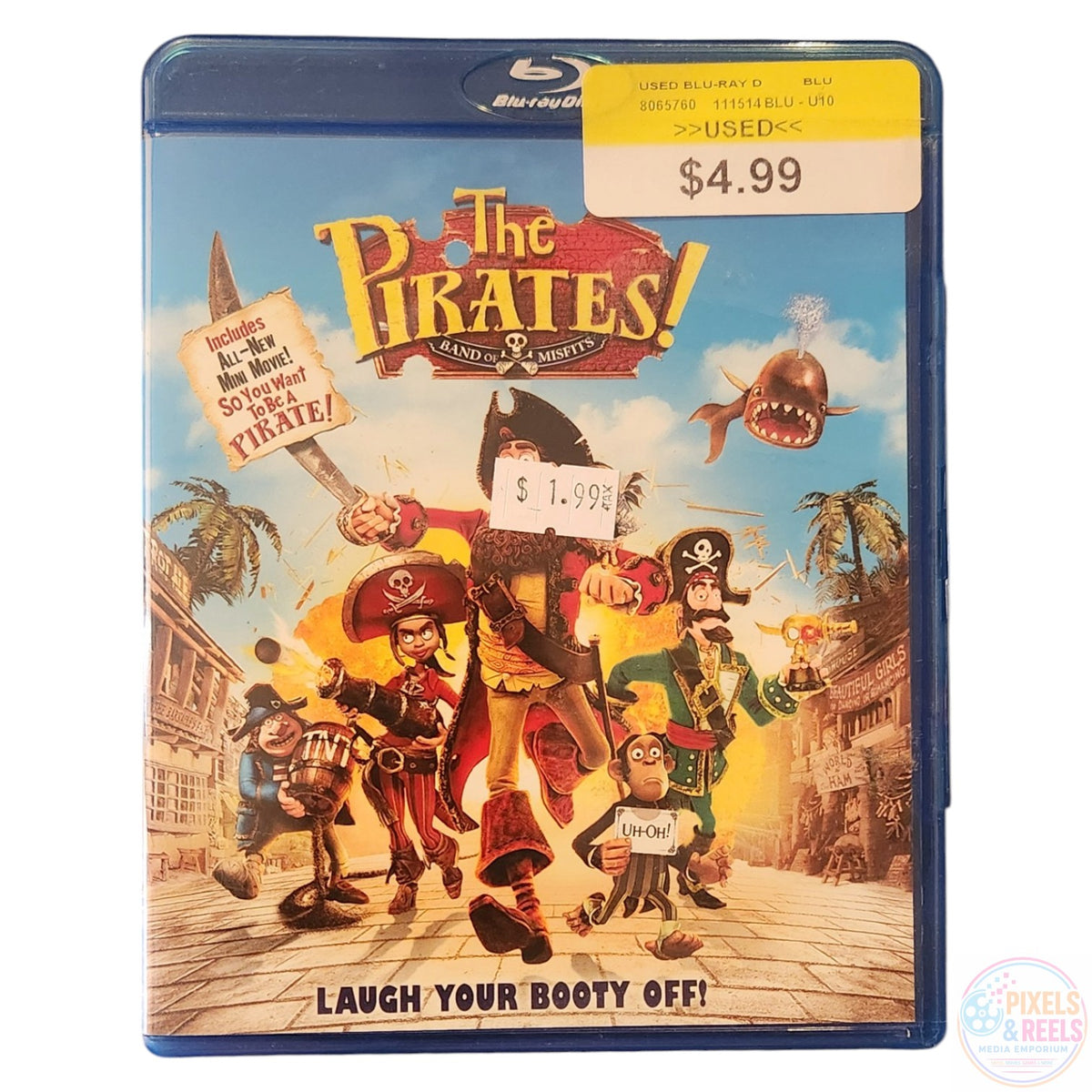The Pirates!: Band of Misfits (Blu-ray, 2012)